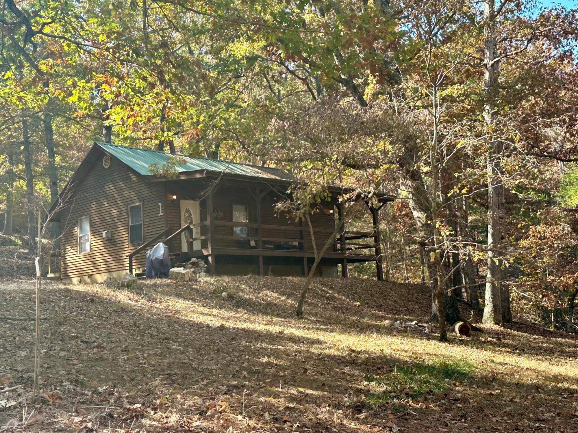 Cedar Creek Cabins #1 - Giant Spa Tub, Large Wooded Porch, Full Kitchen, 1 Bedroom Eureka Springs Exterior foto